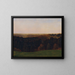 Sur toutes les cimes, il règne le calme - Karl Haider — framed artwork on a wall