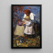 Autumn Sun Painting - Karl Hartmann — framed artwork on a wall