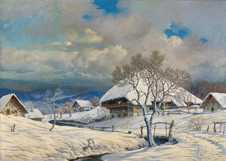 Karl Hauptmann - Winter Landscape.webp