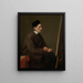 The painter Johann Friedrich Overbeck - Karl Hoffmann — framed artwork on a wall