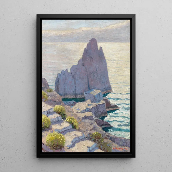 Capri - Karl Hofmann — framed artwork on a wall