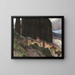 Cypress Painting - Karl Hofmann — framed artwork on a wall