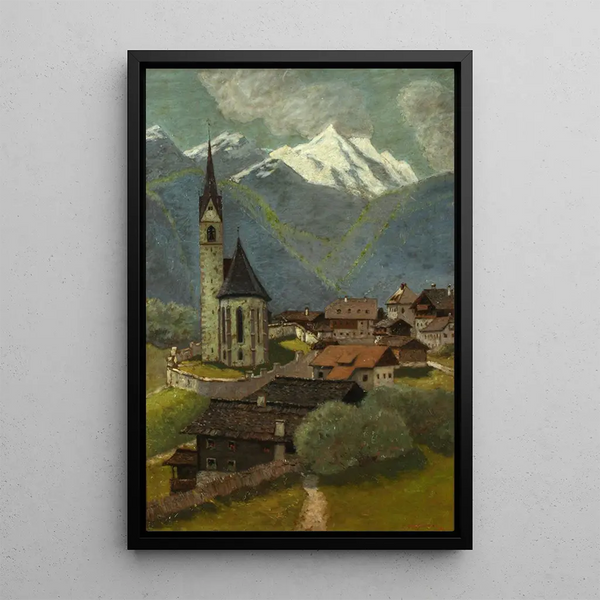 Heiligenblut - Karl Hofmann — framed artwork on a wall