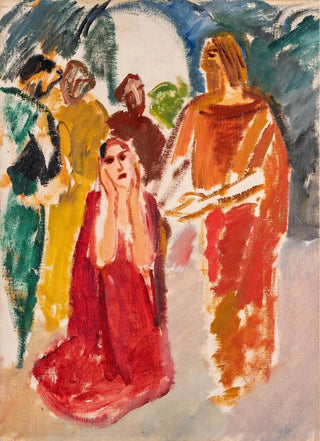 The Christ and the Adulteress - Karl Isakson — artwork view