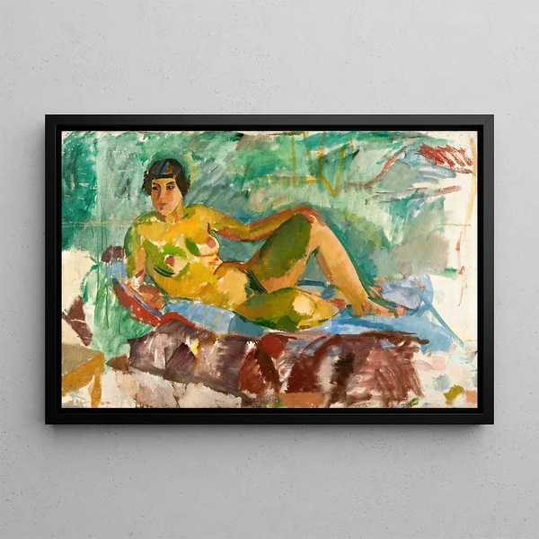 Model Allongé - Karl Isakson — framed artwork on a wall