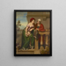 a family of actors - Karl Jakob Theodor Leybold — framed artwork on a wall