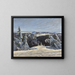 View of the Herzogenhorn - Karl Julius Wilhelm Heilmann — framed artwork on a wall