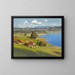 Au bord de l'Ammersee - Karl Kaltenmoser — framed artwork on a wall
