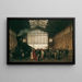 Arrival of a train at the Nord-West station in Vienna - Karl Karger — framed artwork on a wall