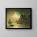A Night of Moonlight over Venice - Karl Kaufmann — framed artwork on a wall