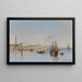 View of Venice - Karl Kaufmann — framed artwork on a wall