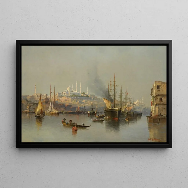 Constantinople - Karl Kaufmann — framed artwork on a wall