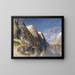 Fjord de Drontheim - Karl Kaufmann — framed artwork on a wall