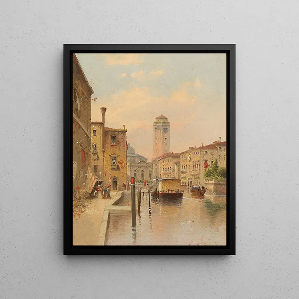 Grand Canal Venice - Karl Kaufmann — framed artwork on a wall