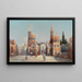 Animation dans une ville orientale - Karl Kaufmann — framed artwork on a wall