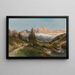 in the Dolomites - Karl Kaufmann — framed artwork on a wall