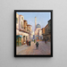 Oriental Street Scene - Karl Kaufmann — framed artwork on a wall