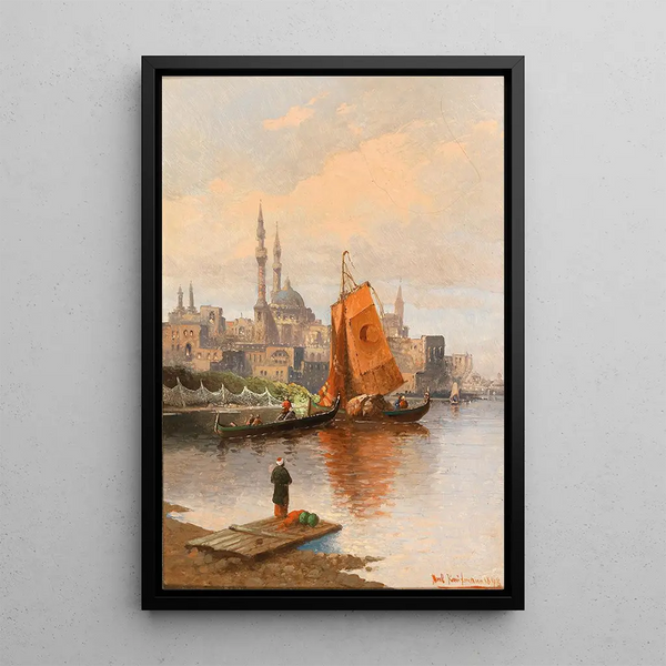 Part of Constantinople - Karl Kaufmann — framed artwork on a wall