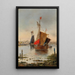 Scene of Constantinople - Karl Kaufmann — framed artwork on a wall