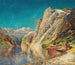 Summer at the Norwegian Fjord - Karl Kaufmann — artwork view