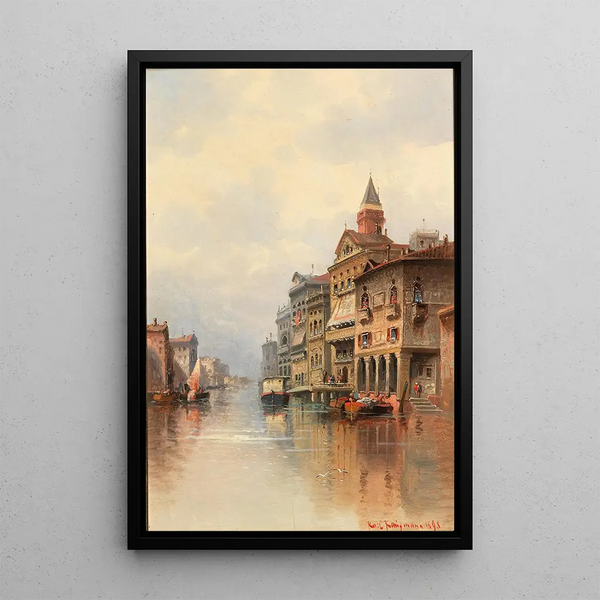 Untitled Painting - Karl Kaufmann — framed artwork on a wall
