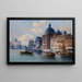 Venice San Simeone Painting - Karl Kaufmann — framed artwork on a wall