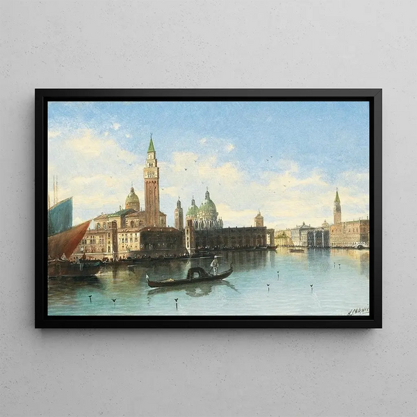 Venetian Scene II - Karl Kaufmann — framed artwork on a wall