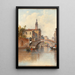 Canal Reggio in Venice - Karl Kaufmann — framed artwork on a wall