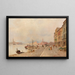 Venice Riva dei Sette Martiri - Karl Kaufmann — framed artwork on a wall