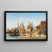 Venice, view of Santa Maria della Salute - Karl Kaufmann — framed artwork on a wall