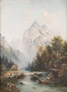 Ruisseau sauvage dans les montagnes - Karl Kaufmann — artwork view