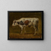 Tacheté Bovine Painting - Karl Kuntz — framed artwork on a wall