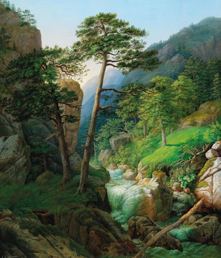 Karl Lintzbauer - Large Landscape with Flowing Water.webp