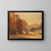 a view of the Gloriette at Schönbrunn Palace - Karl Ludwig Prinz — framed artwork on a wall