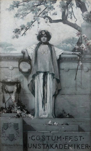 Costume Party of the Academicians - Karl Maria Schuster — artwork view