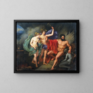 Prometheus - Karl Mayer — framed artwork on a wall