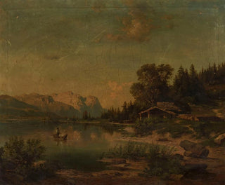 Lake in the Mountains - Karl Müller — artwork view