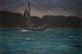 Fishing boat in storm - Karl Nordström — artwork view