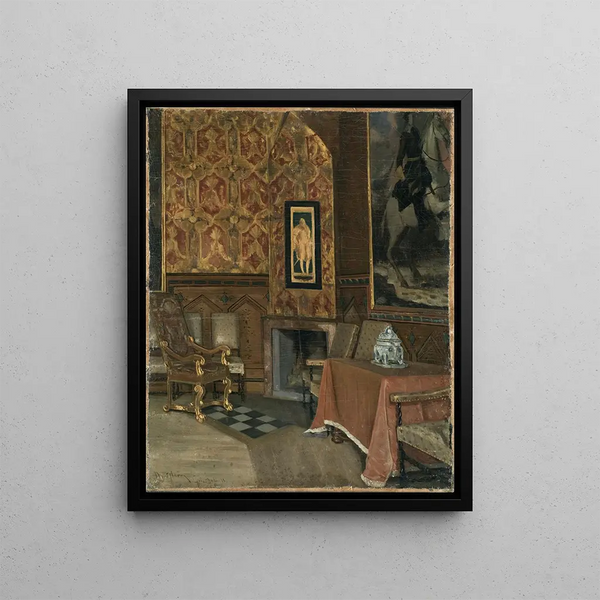 Château de Gripsholm - Karl Nordström — framed artwork on a wall