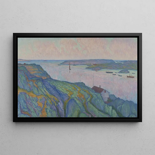 Kyrkesund Painting - Karl Nordström — framed artwork on a wall