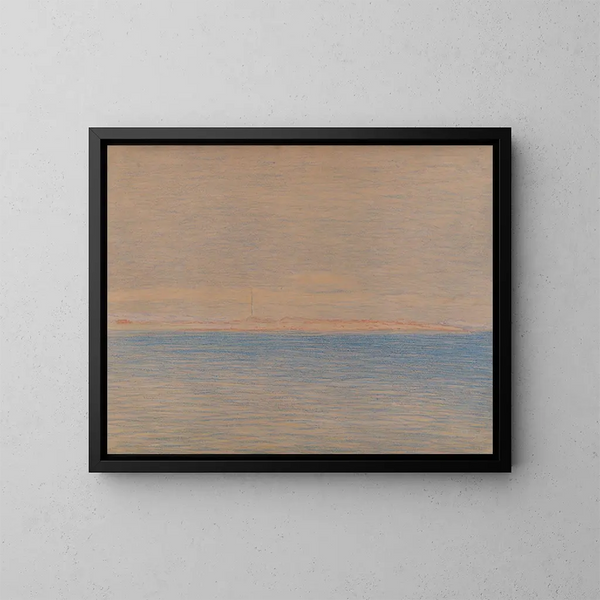 Navigation Mark - Karl Nordström — framed artwork on a wall