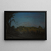 Summer Evening at Bellevue - Karl Nordström — framed artwork on a wall