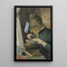 La fiancée de l'artiste Tekla Lindeström - Karl Nordström — framed artwork on a wall
