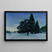 Winter Day at Uggleviken - Karl Nordström — framed artwork on a wall