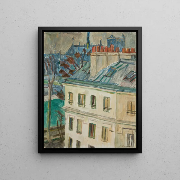Paris - Karl Prsimgi — framed artwork on a wall