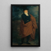 Self-portrait in full length - Karl Russ — framed artwork on a wall