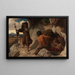 La tentation de Saint Antoine - Karl Schnbrunner — framed artwork on a wall