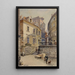 Hafnersteig Painting - Karl Schnorpfeil — framed artwork on a wall