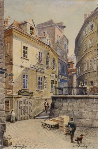 Hafnersteig Painting - Karl Schnorpfeil — artwork view