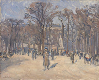Jour de mars au Jardin du Luxembourg à Paris - Karl Schou — artwork view